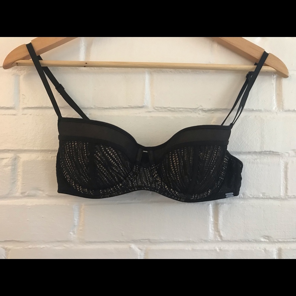 Calvin Klein bra 32c, black and nude